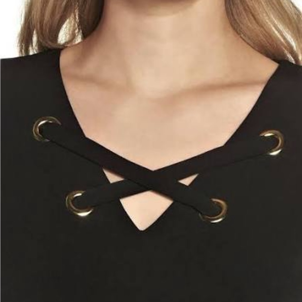 NWOT Michael Kora Lace Front Top